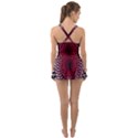 Gradient Spirograph Ruffle Top Dress Swimsuit View2