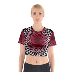 Gradient Spirograph Cotton Crop Top by JayneandApollo