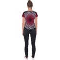 Gradient Spirograph Short Sleeve Sports Top  View2