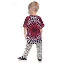 Gradient Spirograph Kids  Raglan Tee View2