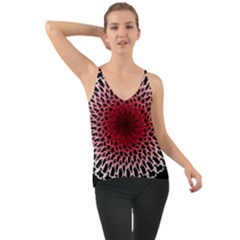 Gradient Spirograph Chiffon Cami