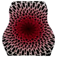 Gradient Spirograph Car Seat Velour Cushion 