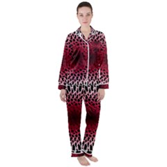 Gradient Spirograph Satin Long Sleeve Pyjamas Set by JayneandApollo