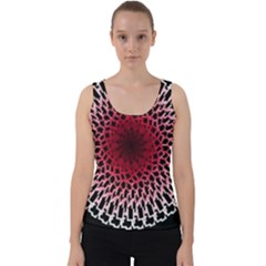 Gradient Spirograph Velvet Tank Top by JayneandApollo