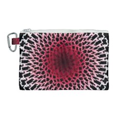 Gradient Spirograph Canvas Cosmetic Bag (large)