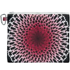 Gradient Spirograph Canvas Cosmetic Bag (xxxl)