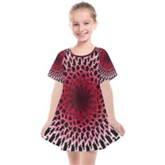 Gradient Spirograph Kids  Smock Dress by JayneandApollo