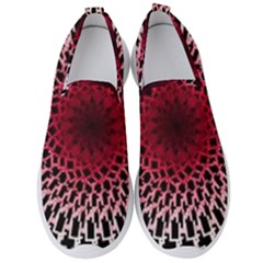 Gradient Spirograph Men s Slip On Sneakers by JayneandApollo