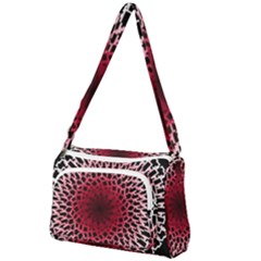 Gradient Spirograph Front Pocket Crossbody Bag by JayneandApollo