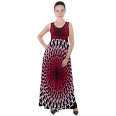 Gradient Spirograph Empire Waist Velour Maxi Dress by JayneandApollo