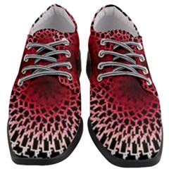 Gradient Spirograph Women Heeled Oxford Shoes