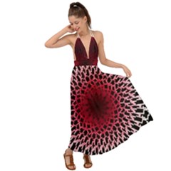 Gradient Spirograph Backless Maxi Beach Dress by JayneandApollo