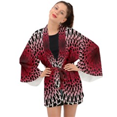 Gradient Spirograph Long Sleeve Kimono by JayneandApollo