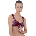 Gradient Spirograph Front Tie Bikini Top View1