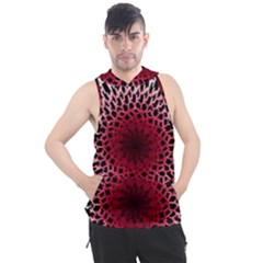 Gradient Spirograph Men s Sleeveless Hoodie by JayneandApollo