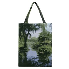 Away From The City Cutout Painted Classic Tote Bag