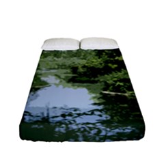 Away From The City Cutout Painted Fitted Sheet (full/ Double Size)