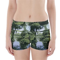 Away From The City Cutout Painted Boyleg Bikini Wrap Bottoms by SeeChicago