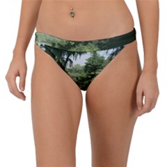 Away From The City Cutout Painted Band Bikini Bottom by SeeChicago