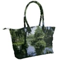 Away From the City Cutout Painted Canvas Shoulder Bag View2