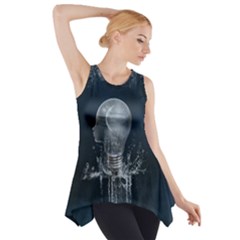 Awesome Light Bulb Side Drop Tank Tunic by FantasyWorld7