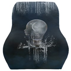 Awesome Light Bulb Car Seat Back Cushion  by FantasyWorld7