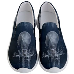 Awesome Light Bulb Men s Lightweight Slip Ons by FantasyWorld7