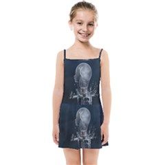 Awesome Light Bulb Kids  Summer Sun Dress by FantasyWorld7