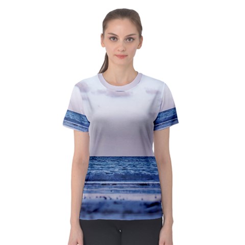 Pink Ocean Hues Women s Sport Mesh Tee by TheLazyPineapple