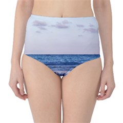 Pink Ocean Hues Classic High-waist Bikini Bottoms