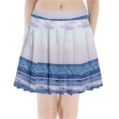 Pink Ocean Hues Pleated Mini Skirt