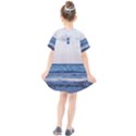 Pink Ocean Hues Kids  Smock Dress View2