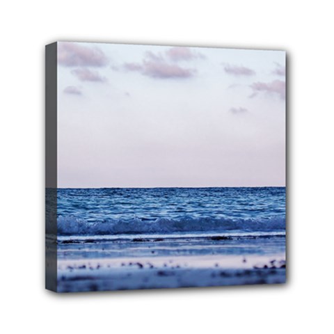 Pink Ocean Hues Mini Canvas 6  X 6  (stretched) by TheLazyPineapple