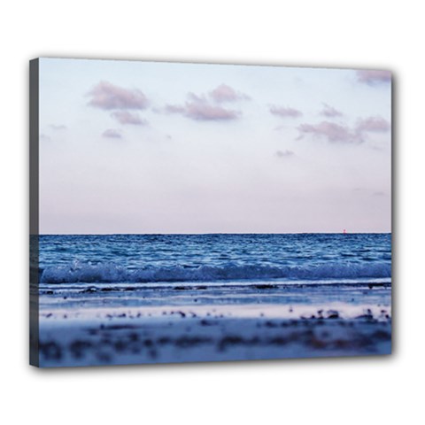 Pink Ocean Hues Canvas 20  X 16  (stretched) by TheLazyPineapple