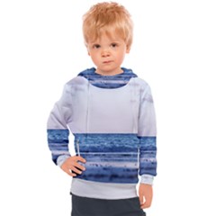 Pink Ocean Hues Kids  Hooded Pullover