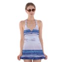 Pink Ocean Hues Halter Dress Swimsuit  View1