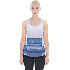 Pink Ocean Hues Piece Up Tank Top by TheLazyPineapple