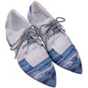 Pink Ocean Hues Women s Pointed Oxford Shoes View3