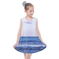 Pink Ocean Hues Kids  Summer Dress by TheLazyPineapple