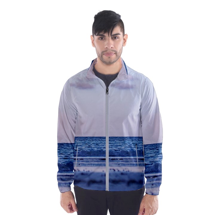 Pink Ocean Hues Men s Windbreaker