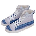 Pink Ocean Hues Women s Hi-Top Skate Sneakers View2