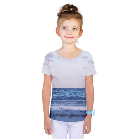 Pink Ocean Hues Kids  One Piece Tee by TheLazyPineapple