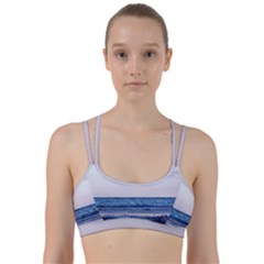 Pink Ocean Hues Line Them Up Sports Bra by TheLazyPineapple