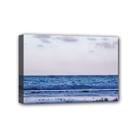 Pink Ocean Hues Mini Canvas 6  X 4  (stretched) by TheLazyPineapple