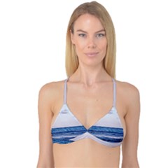 Pink Ocean Hues Reversible Tri Bikini Top