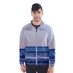 Pink Ocean Hues Men s Windbreaker