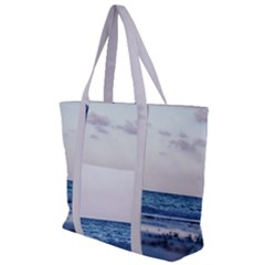 Pink Ocean Hues Zip Up Canvas Bag by TheLazyPineapple