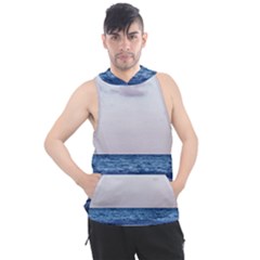 Pink Ocean Hues Men s Sleeveless Hoodie