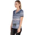 Typical Ocean Day Women s V-Neck Scrub Top View2