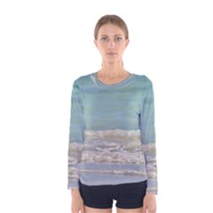 Minty Ocean Women s Long Sleeve Tee